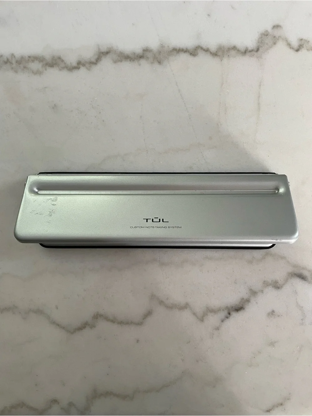 TUL Note bound Hole Puncher Silver Custom Note-Taking #0259